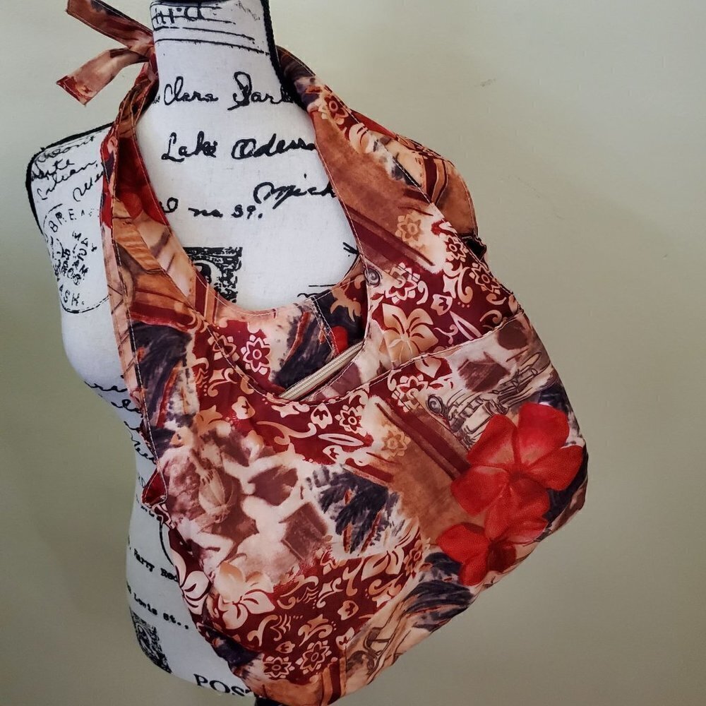 Speeda Floral Automotive Batik Multi Fabric Shoulder Bag